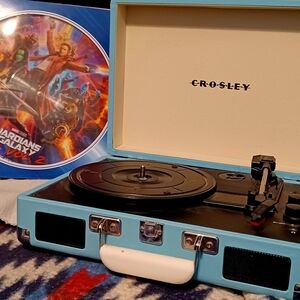 Crosley Blue Portable Turntable